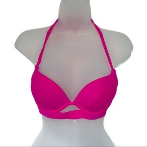 Victoria Secret Bathing Suit Bikini Swimsuit Top Pink Beach 32B